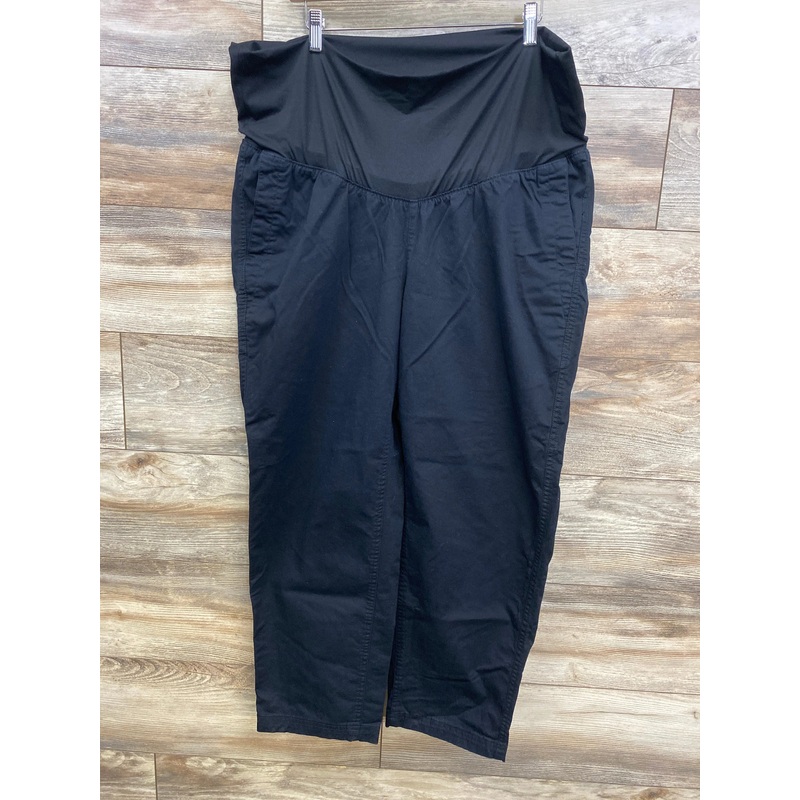 Old Navy Maternity Full Panel Pants Black sz XL Black Maternity XL
