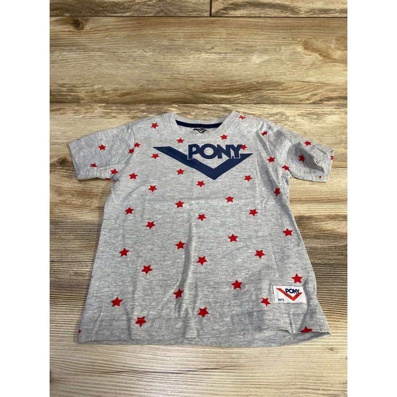 Pony Star Print Shirt Grey sz 4T Grey 4T