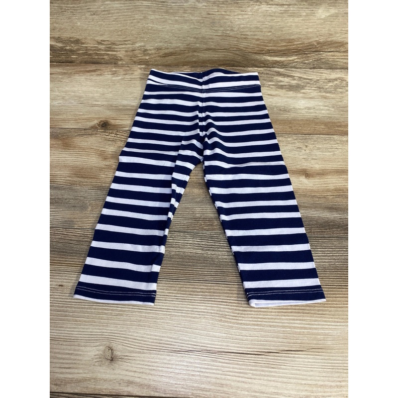 Spotted Zebra Striped Leggings Navy sz 3T Navy 3T
