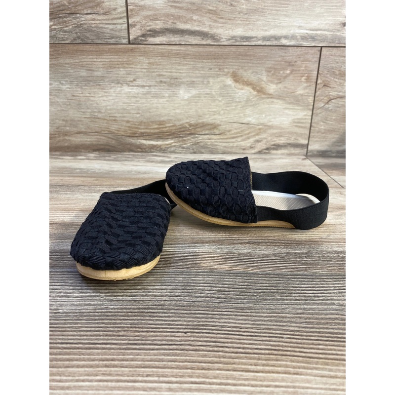 Woven Black Sandals sz 8c