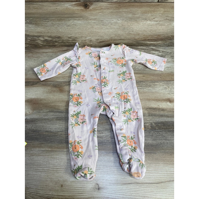 Bundles Floral Ruffle Sleeper Pink sz 3-6m Pink 3m