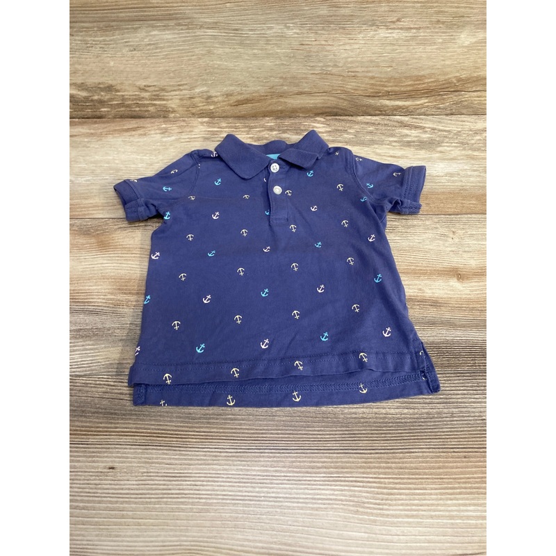 Carter’s Anchor Print Polo Shirt Blue sz 18m Blue 18m
