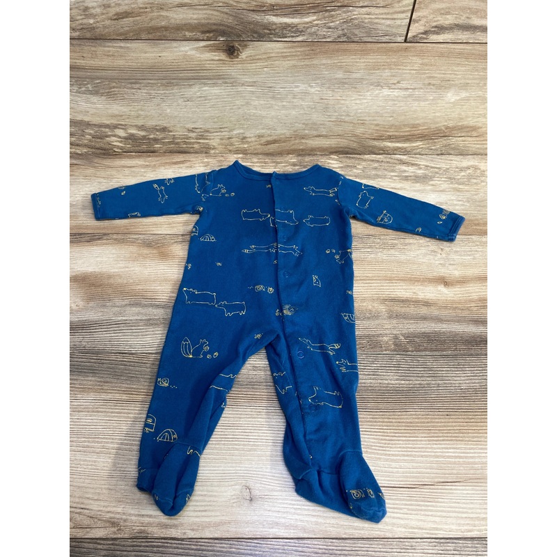 Carter’s Animal Print Sleeper Blue sz 6m Blue 6m