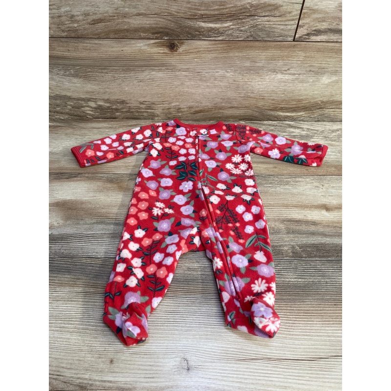 Carter’s Floral Blanket Sleeper Red sz 3m Red 3m