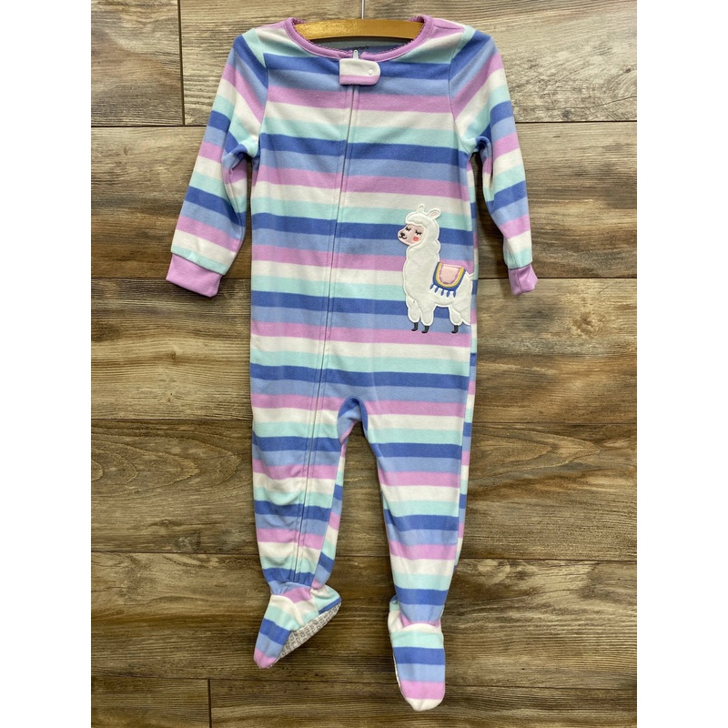 Carter’s Striped Blanket Sleeper Blue sz 2T Blue 2T