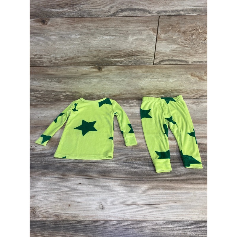 Cat & Jack 2pc Star Print Pajama Set Green sz 18m Green 18m