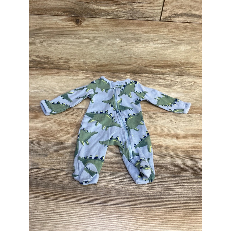 Child Of Mine Dino Sleeper Blue sz Preemie Blue Preemie