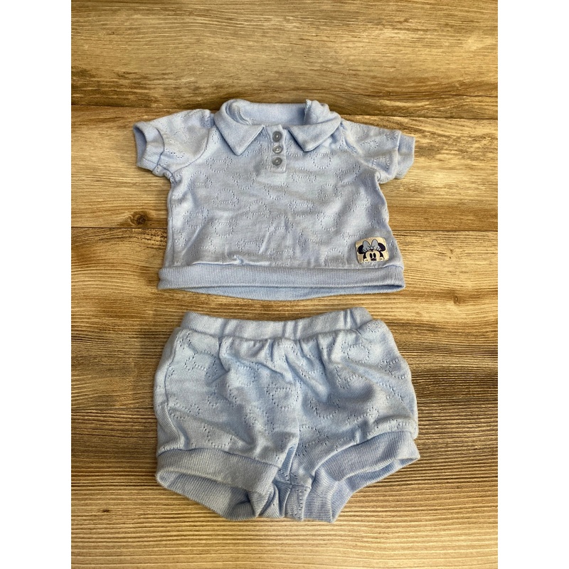 Disney Baby 2pc Polo & Shorts Blue sz 3-6m Blue 3m