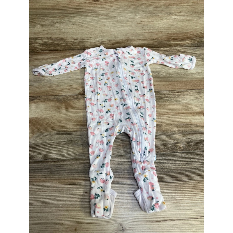 Dreamland Baby Strawberry Print Sleeper White sz 0-3m White Newborn