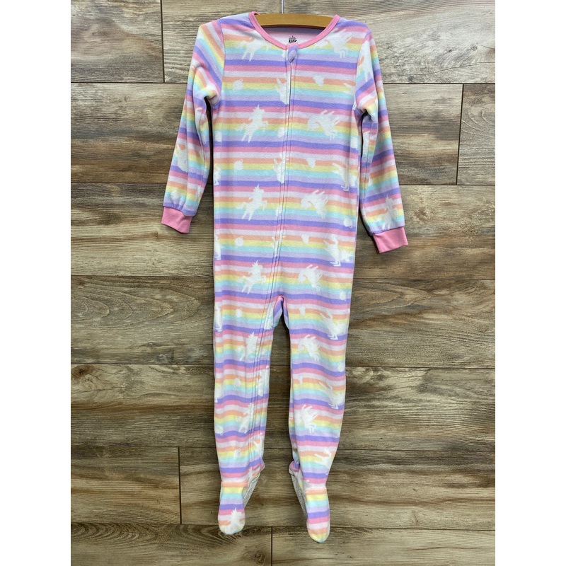 Kids Headquarters Striped Blanket Sleeper Pink sz 5T Multicolor 5T