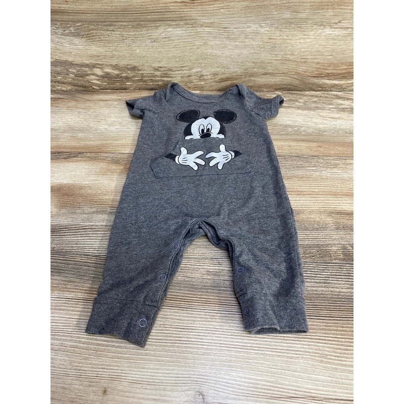 Mickey Mouse Romper Grey sz 3-6m Grey 3m