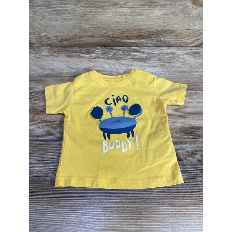 MO Kids Ciao Buddy! Shirt Yellow sz 6-9m Yellow 6m