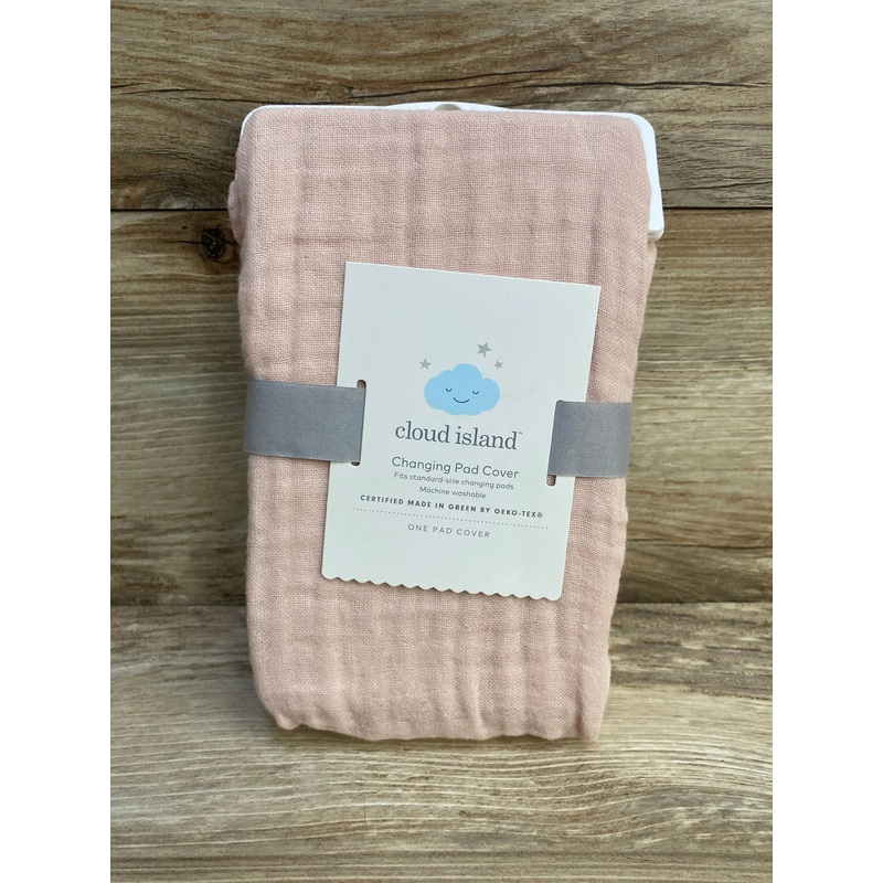 NEW Cloud Island Pink Muslin Changing Pad Cover