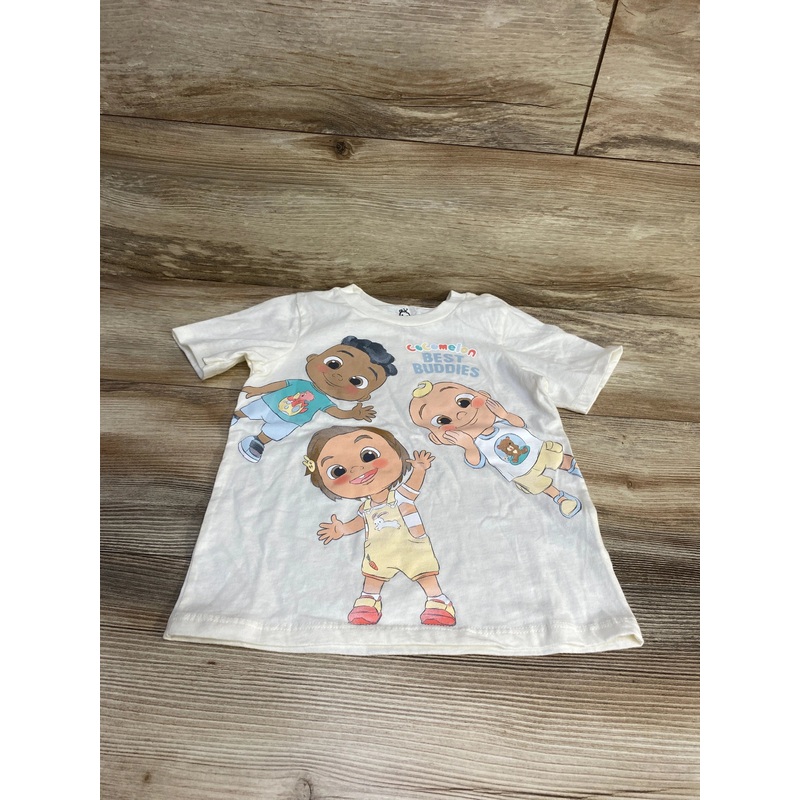 NEW CoComelon Best Buddies Shirt White sz 5T White 5T