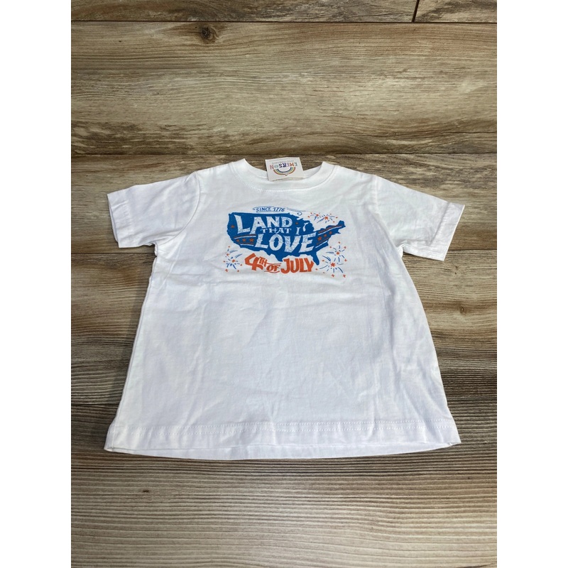 NEW Emerson and Friends 4th Of July Shirt White sz 3T White 3T