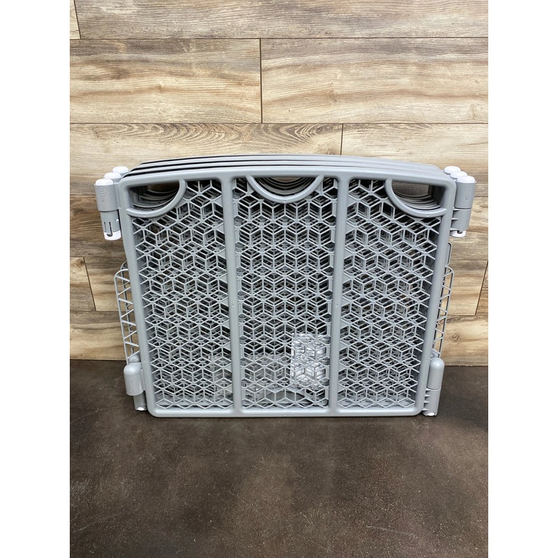 NEW Evenflo Versatile 6-Panel Play Space Grey