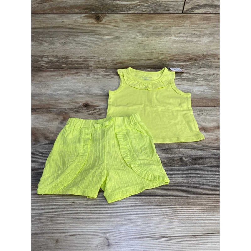 NEW First Impressions 2pc Tank Top & Shorts Green sz 6-9m Green 6m