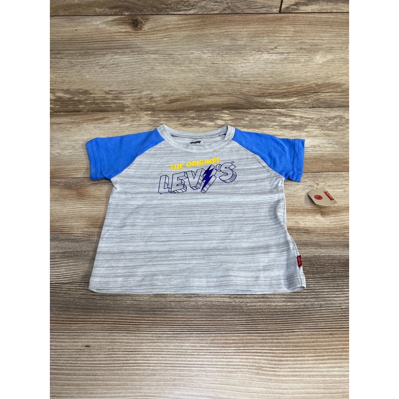 NEW Levi’s Logo Shirt Blue/Grey sz 18m Blue 18m