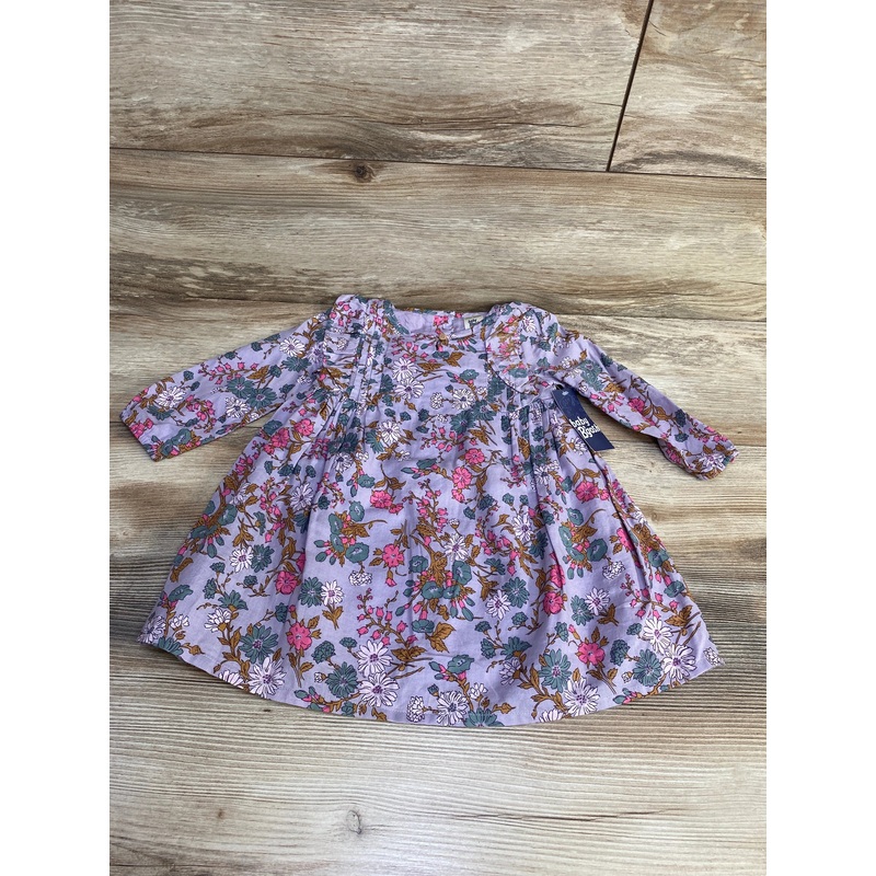 NEW Oshkosh Floral Ruffle Dress Purple sz 18m Purple 18m