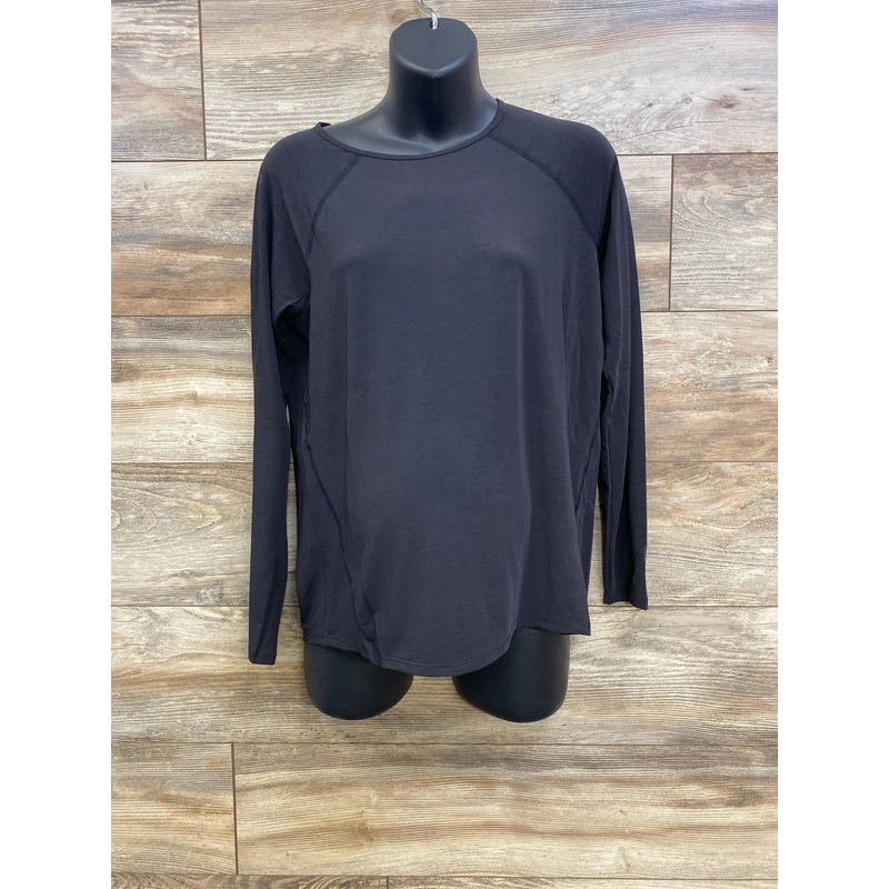 NWOT Gap Maternity Breathe Long Sleeve Shirt Black sz Small Black Maternity Small