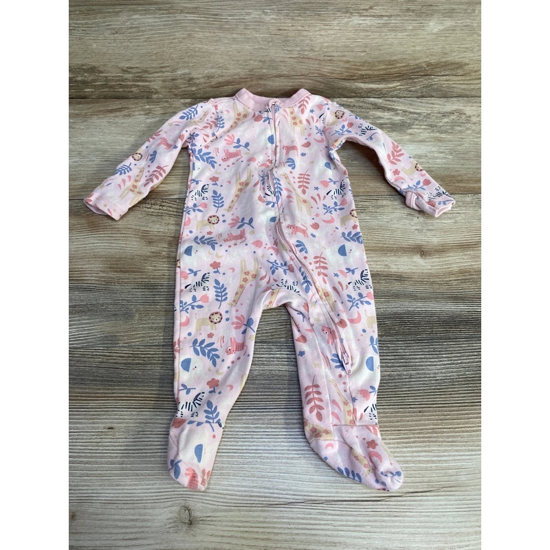 Old Navy Animal Print Sleeper Pink sz 3-6m Pink 3m