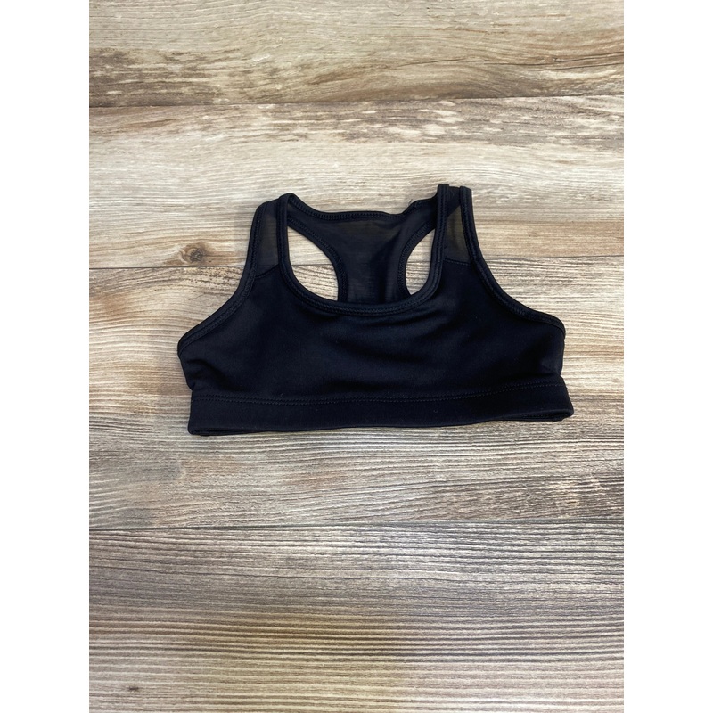 Old Navy Racerback Sports Bra Black sz 5T Black