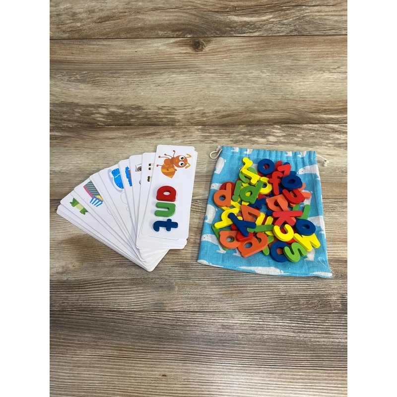 See & Spell Matching Letter Game with Alphabet Cards