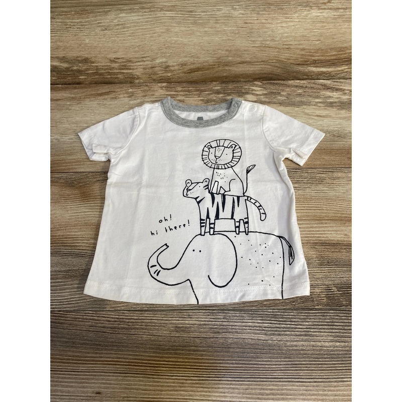 Baby Gap Oh! Hi There! Shirt White sz 6-12m White 6m