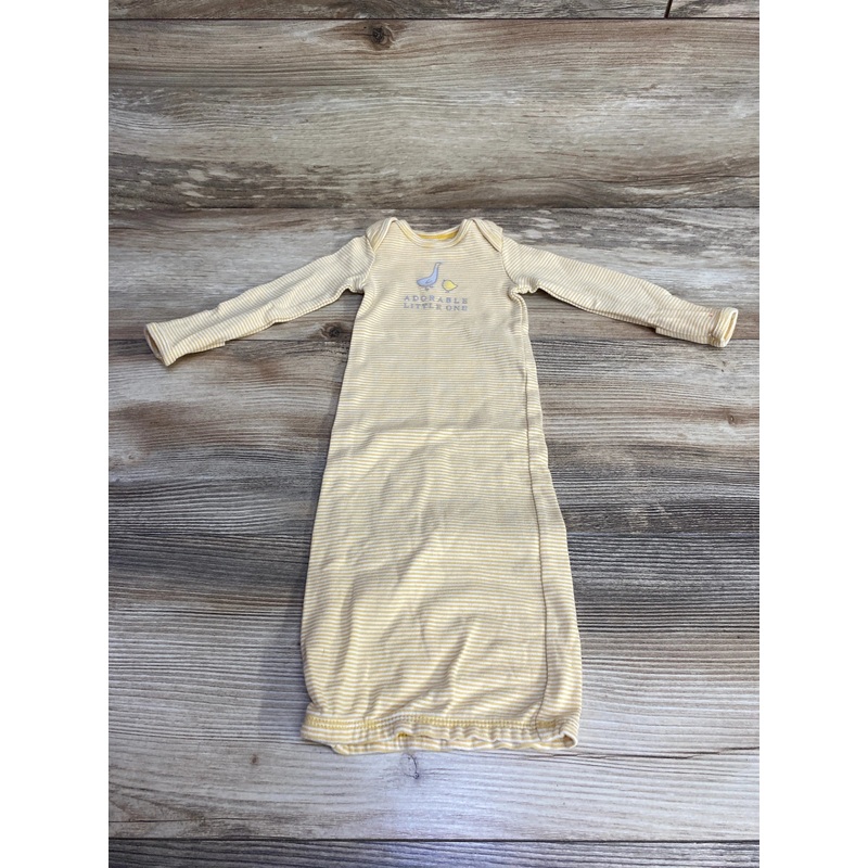Carter’s Adorable Little One Striped Gown Yellow sz Newborn Yellow Newborn