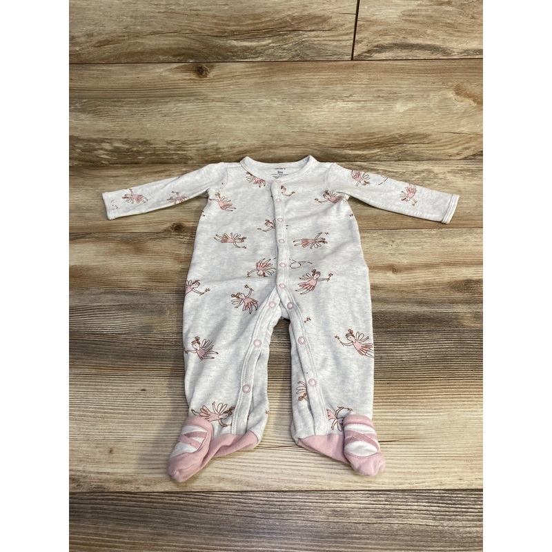 Carter’s Fairy Print Sleeper Grey sz 9m Grey 9m