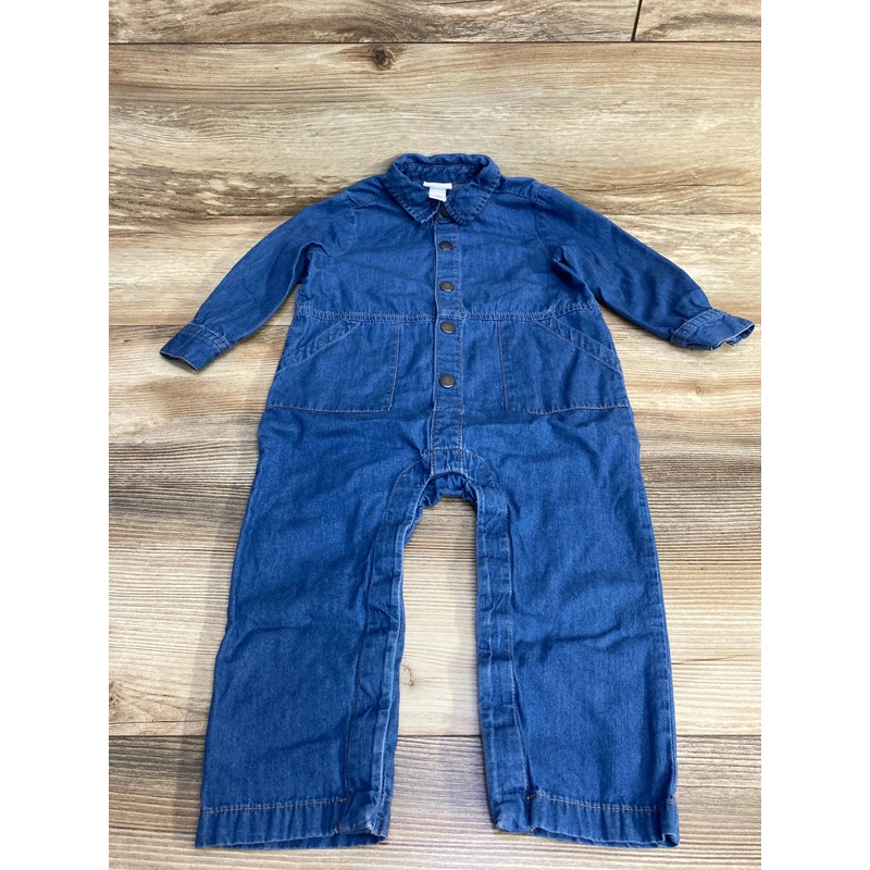 Cat & Jack Chambray Jumpsuit Blue sz 18m Blue 18m