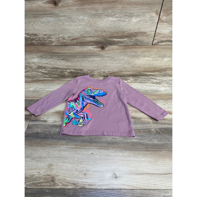Cat & Jack Dino Shirt Purple sz 2T Purple 2T