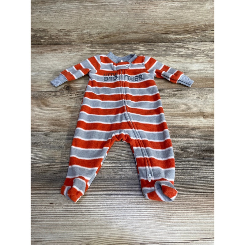 Child Of Mine Striped Blanket Sleeper Grey sz Preemie Grey Preemie