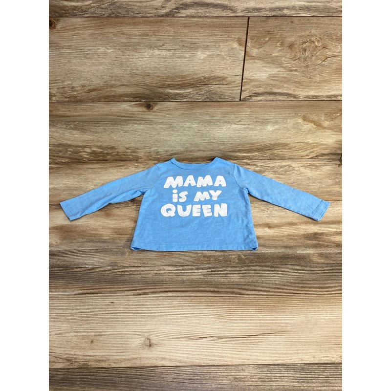 Children’s Place Mama Is My Queen Shirt Blue sz 12-18m Blue 12m
