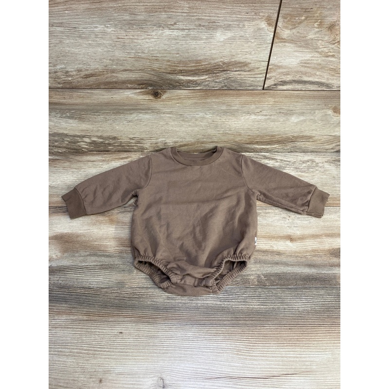 Easy-Peasy Sweatshirt Bodysuit Brown sz 12m Brown 12m