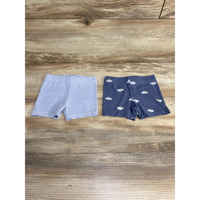 Isaac Mizrahi 2pk Shorts Blue sz 12m Blue 12m
