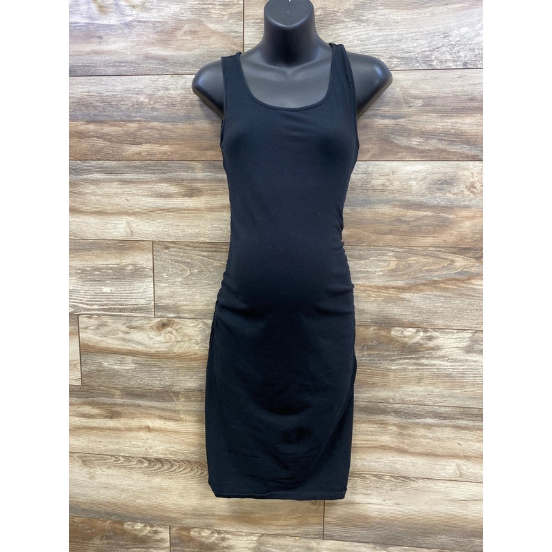 Isabel Maternity Tank Bodycon Dress Black sz XS Black Maternity XS