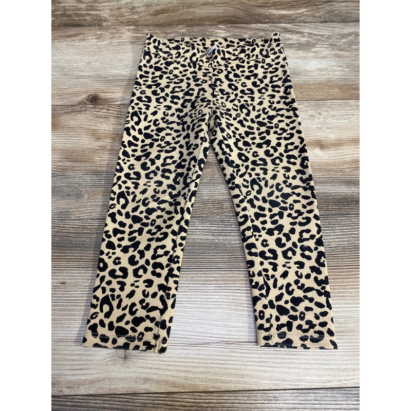Janie and Jack Leopard Print Legging Beige sz 2T Beige 2T