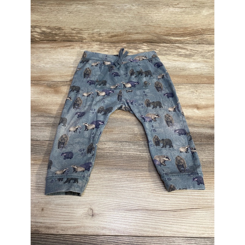Name It Bear Print Pants Blue sz 9-12m Blue 9m