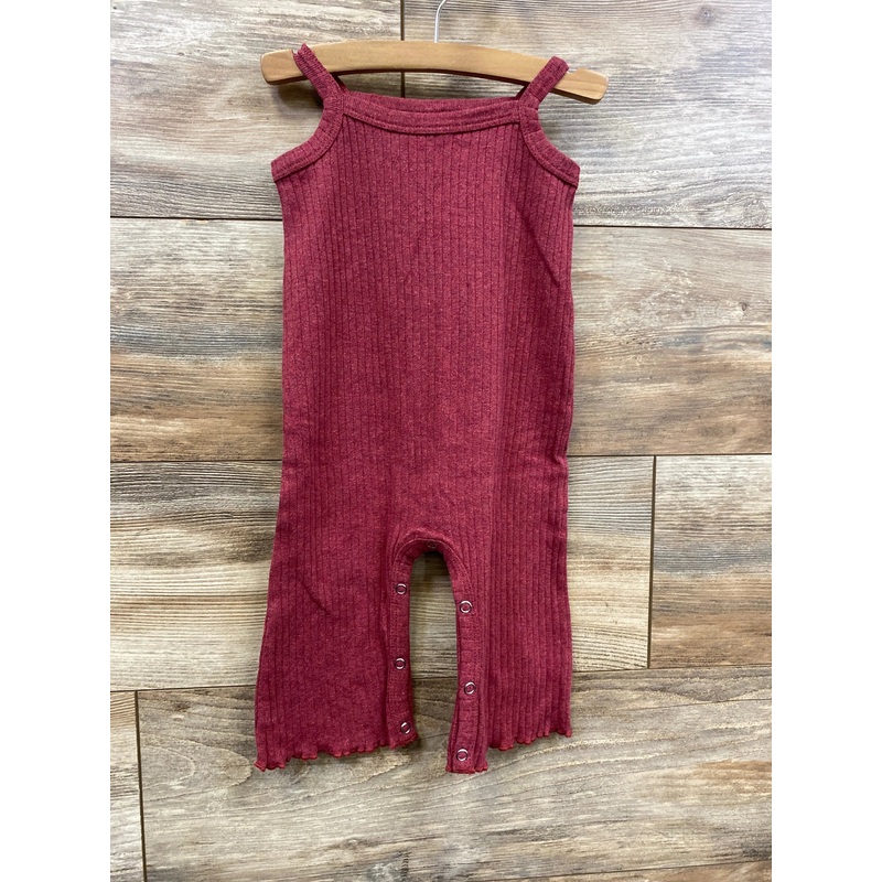 NEW Kate Quinn Organic Ribbed Jumpsuit Red sz 6-12m Red 6m