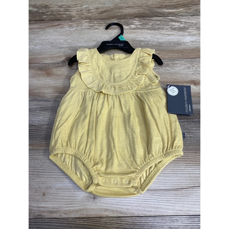 NEW Modern Moments Ruffle Bubble Romper Yellow sz 6-9m Yellow 6m