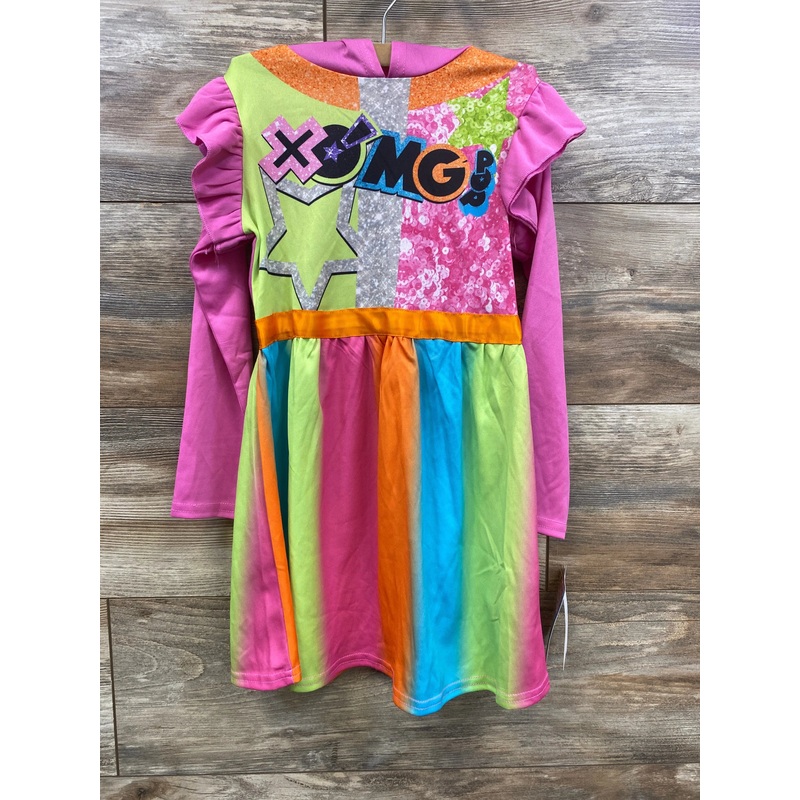 NEW XOMG Pop Hooded Pajama Dress Pink sz 4T Pink 4T