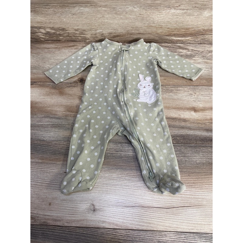 Carter’s Bunny Sleeper Green sz 6m Green 6m