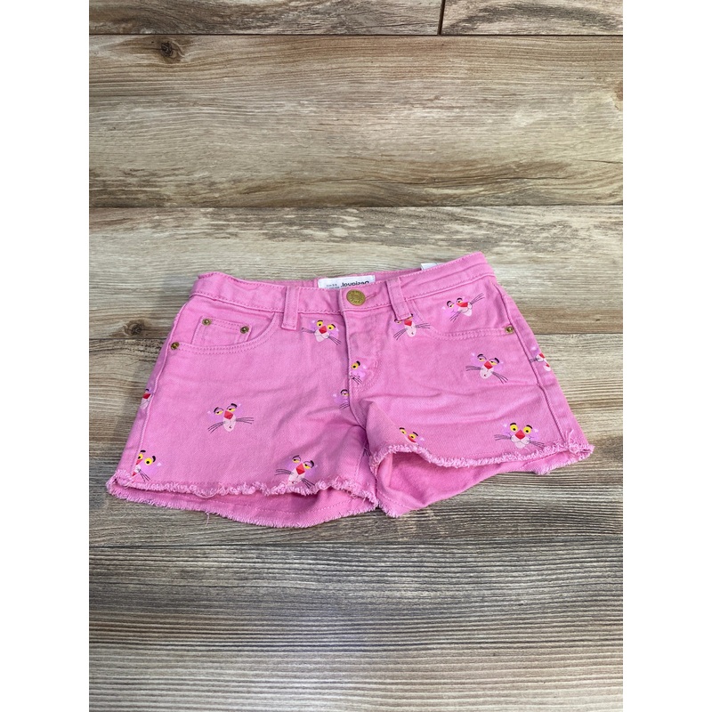 Desigual Pink Panther Shorts Pink sz 5/6 Pink 5T