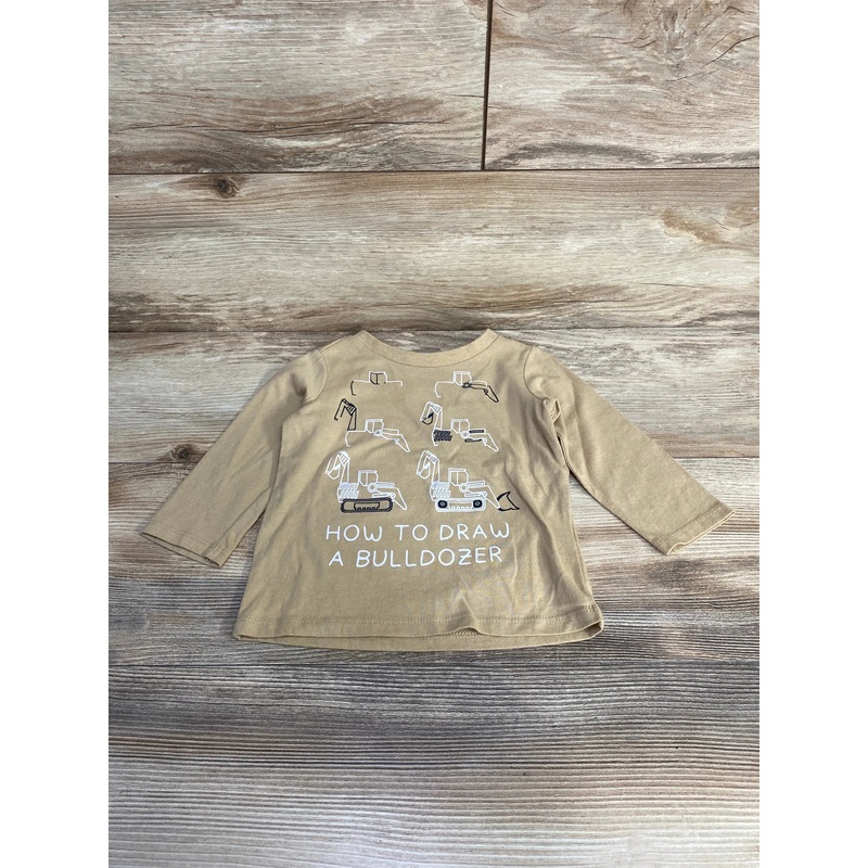 First Impressions How To Draw A Bulldozer Shirt Beige sz 12m Beige 12m