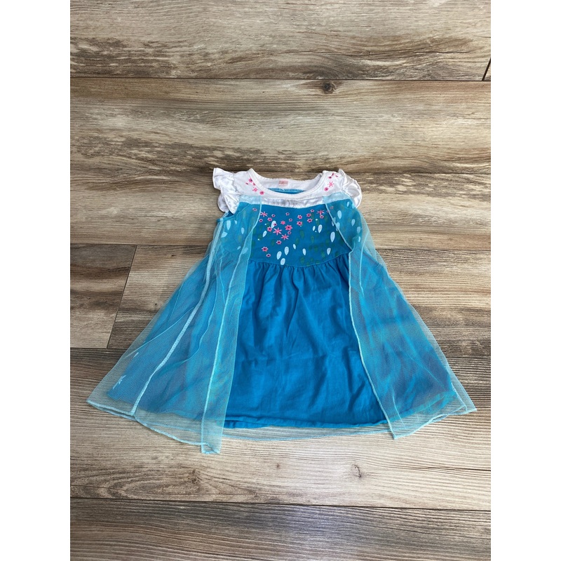Floral Dress White/Blue sz 2T Blue 2T