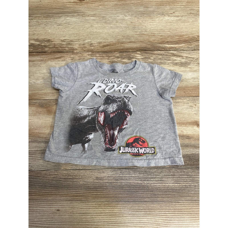 Jurassic World Dino Roar Shirt Grey sz 2T Grey 2T