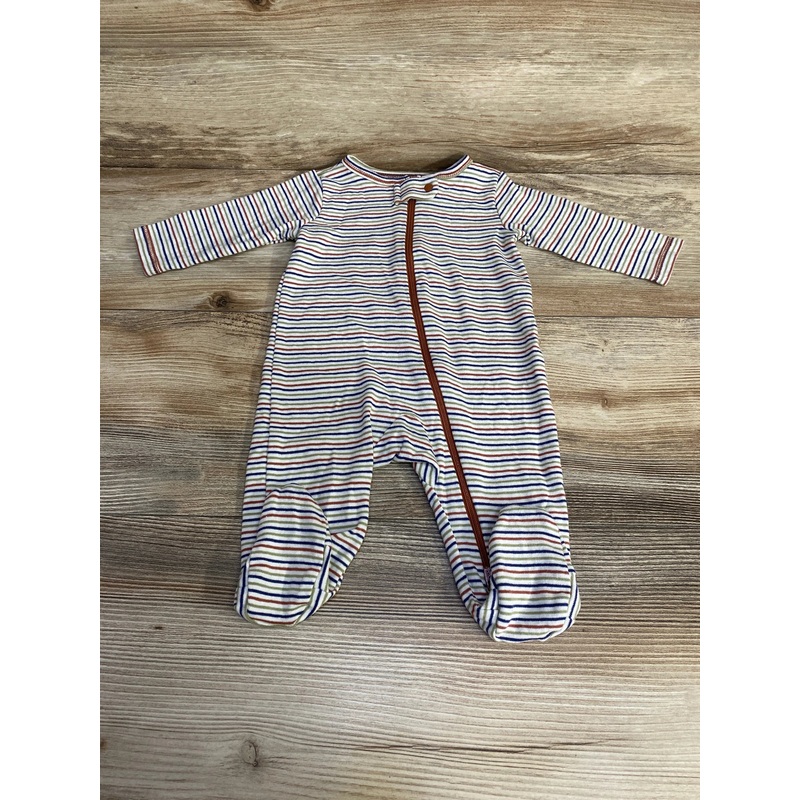 Just One You Striped Sleeper White sz 3m White 3m