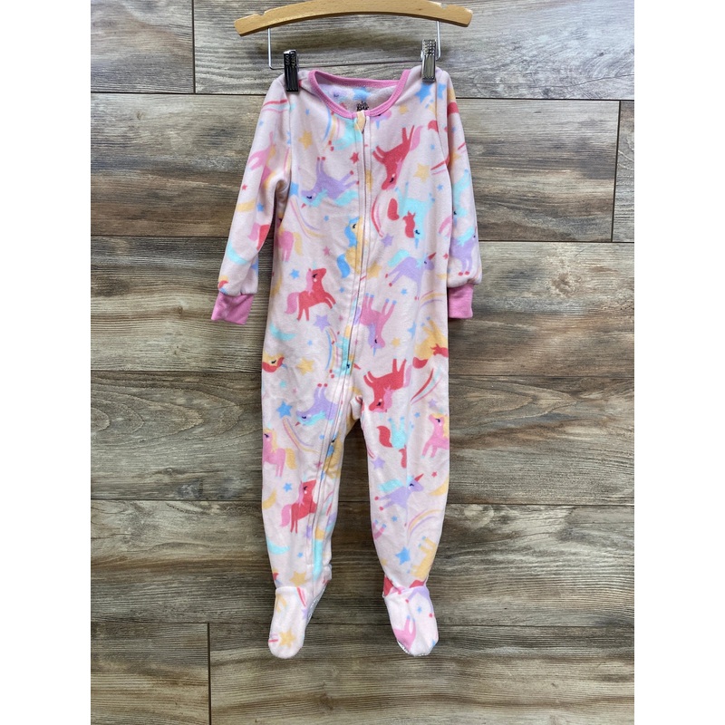 Kids Headquarters Unicorn Blanket Sleeper Pink sz 2T Multicolor 2T