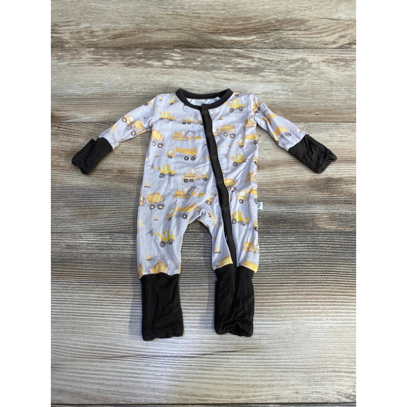 Laree + Co. Construction Convertible Footie Grey sz Preemie Grey Preemie